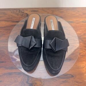 &other stories Mule Slippers in black suede